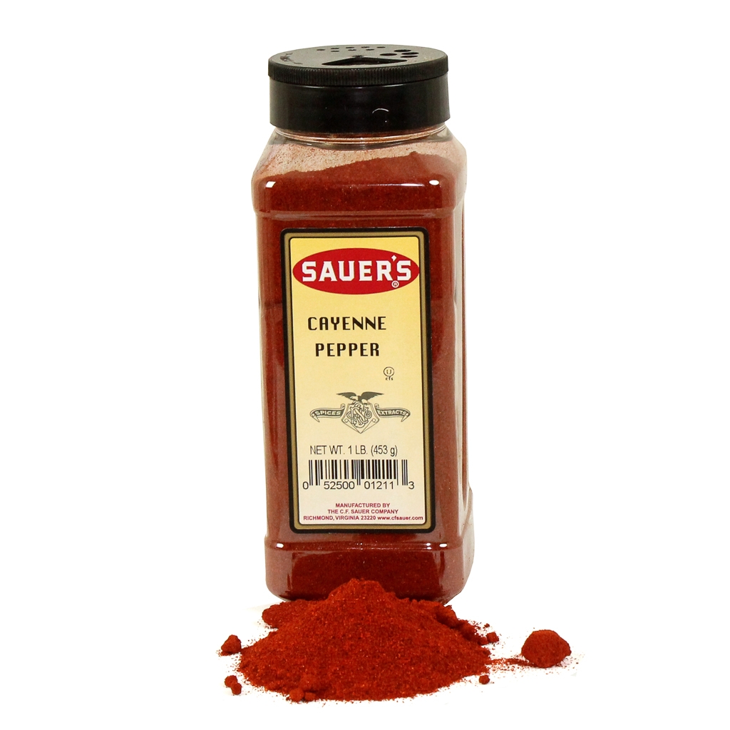 C.F. Sauer Foods Ground Cayenne Pepper, 1 Pound -- 6 per case.