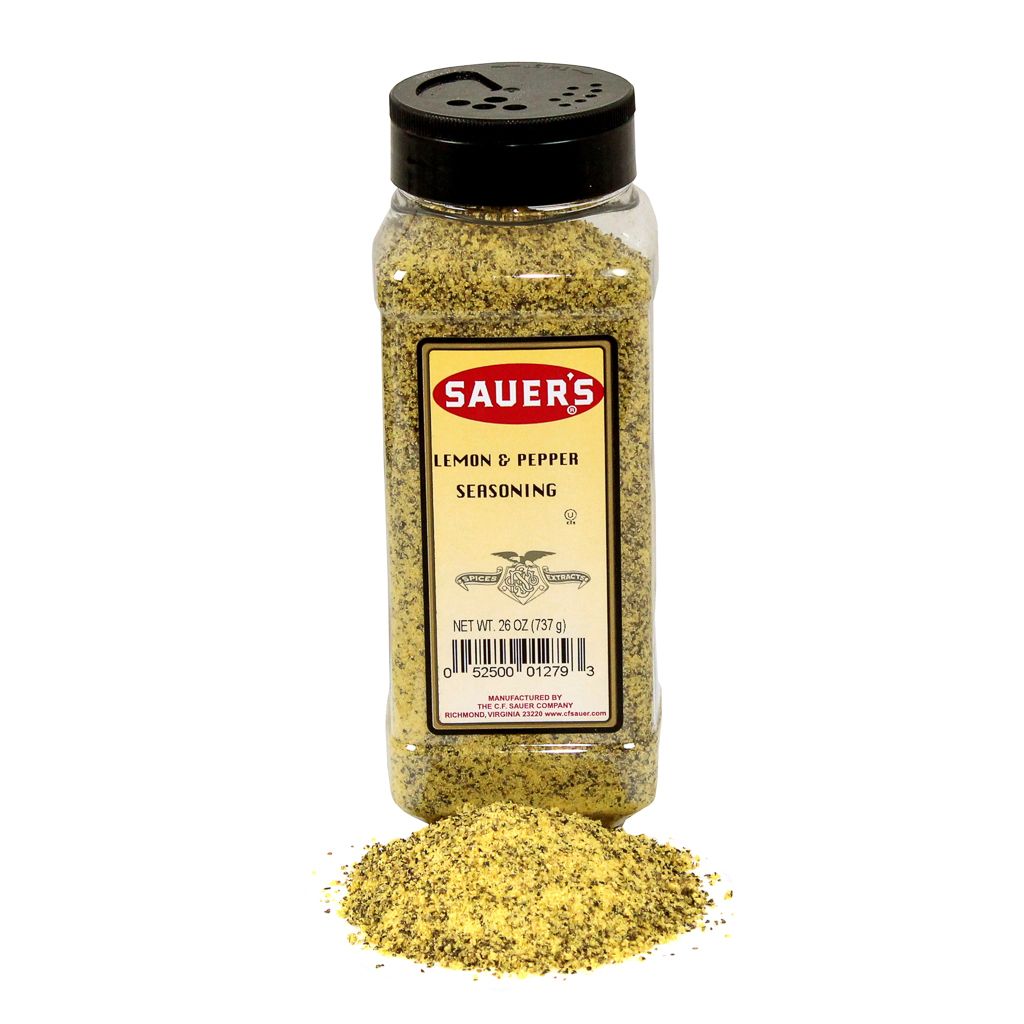 Sauer Master Chef Lemon Pepper Seasoning, 26 Ounce -- 6 Per Case