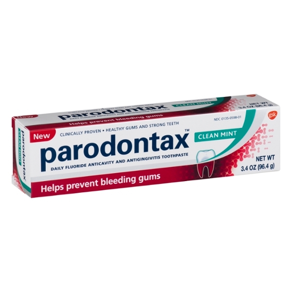 Parodontax Clean Mint Toothpaste, 3.4 Ounce -- 12 per case.