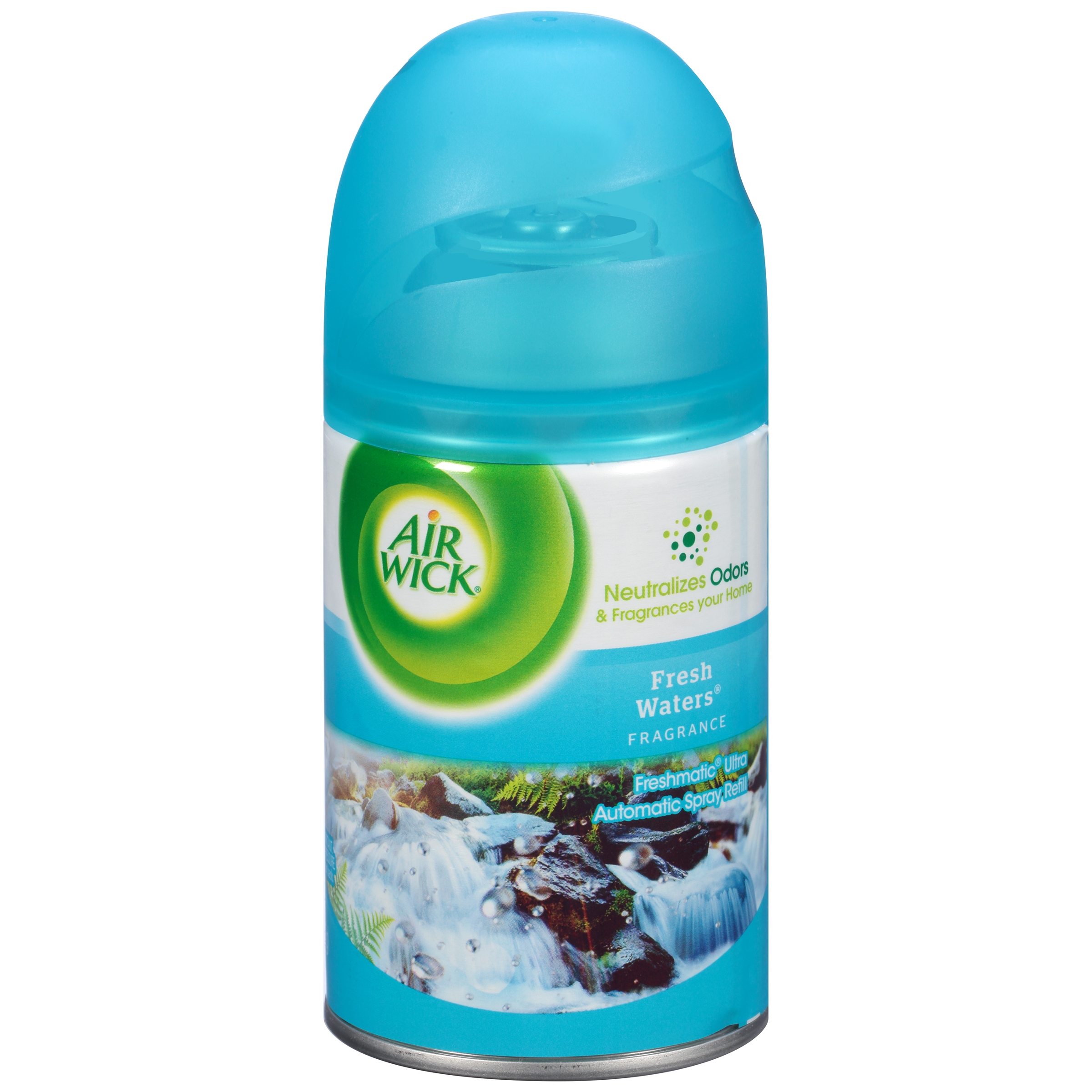 Reckitt Benckiser Airwick Freshmatic Ultra Fresh Waters Refill Only, 6.17 Ounce Aerosol -- 8 per case.