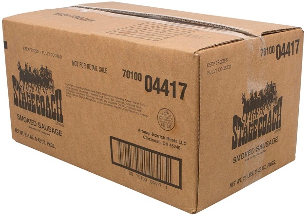 Stagecoach Smoked Sausage Rope, 42 Ounce -- 8 per case.