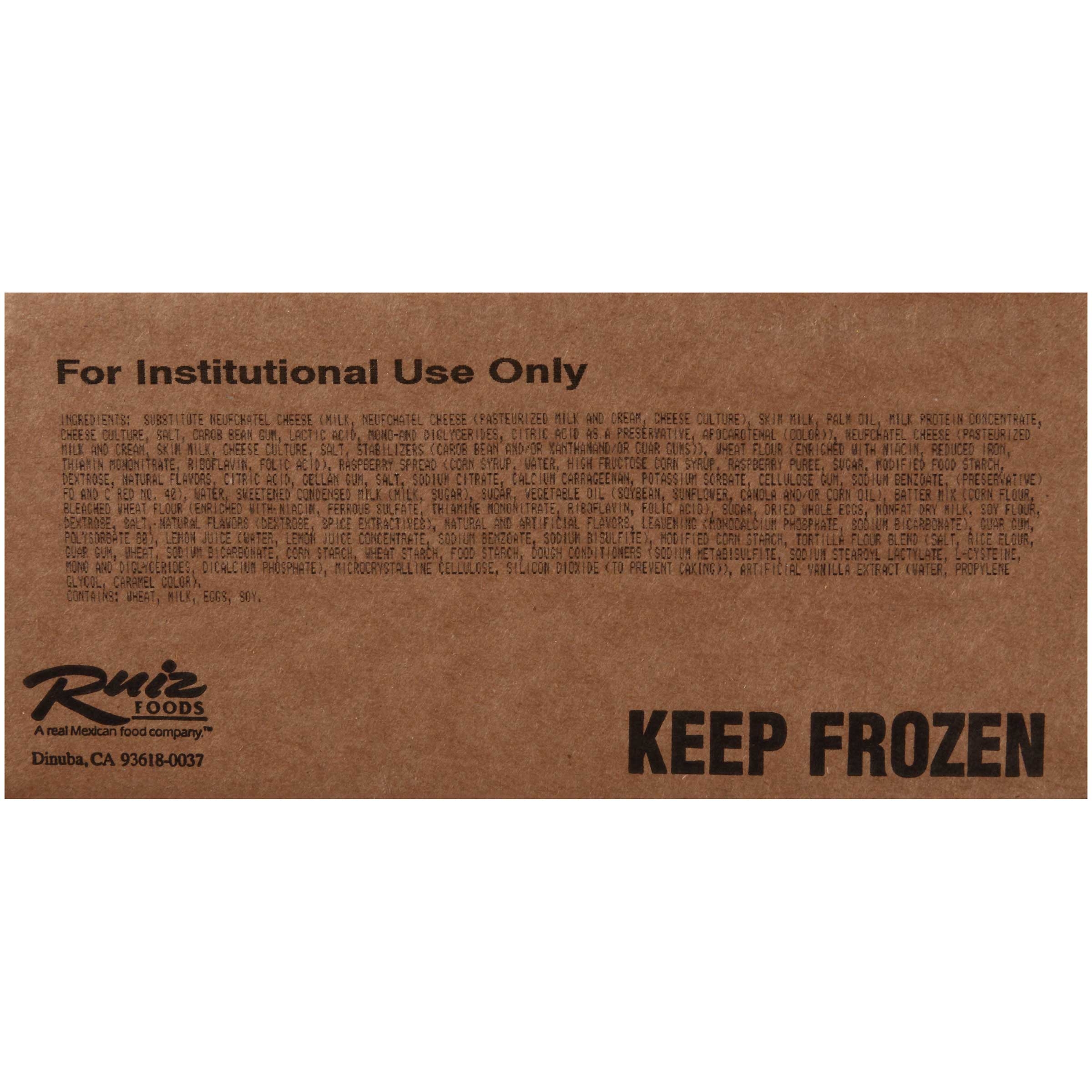 Ruiz El Monterey Raspberry Cheesecake Bite, 2 Ounce -- 24 per case.