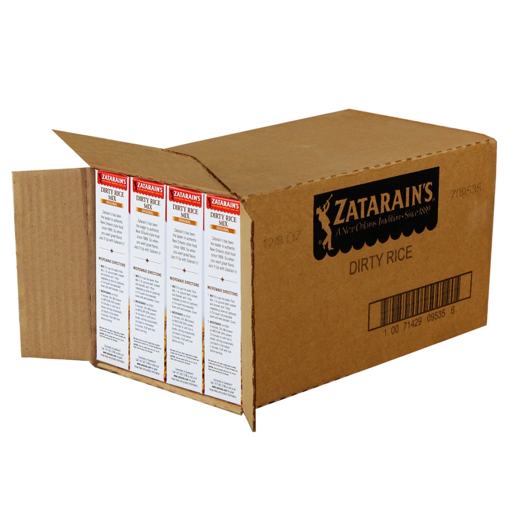 Zatarains Dirty Rice Mix, 8 Ounce -- 12 per case.
