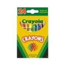 Crayola Original 24 Crayons, Peggable Box -- 48 Per Case