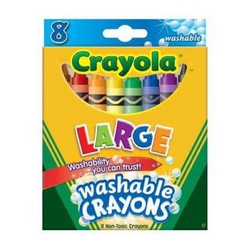 Crayola Kids First Large Washable Crayons , 12 per pack 24 packs per case