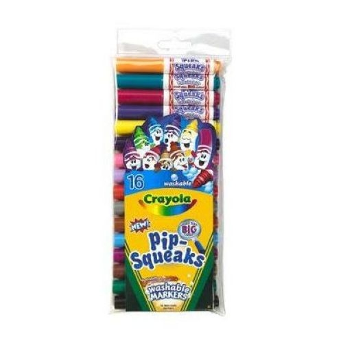 Crayola Pip-Squeaks Washable Marker, 6 per pack 24 packs per case