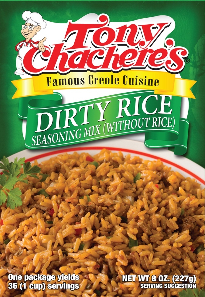 Tony Chacheres Dirty Rice Seasoning Mix without Rice, 8 Ounce -- 12 per case.