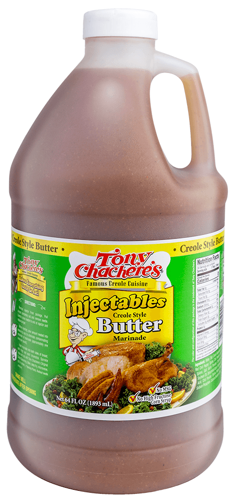 Tony Chachere's Butter Injectable Marinade, 64 Ounce -- 6 Per Case