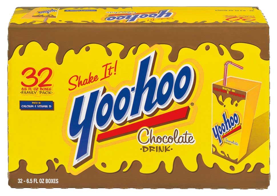 Yoo Hoo Chocolate Drink - 6.5 oz. box, 32 boxes per case