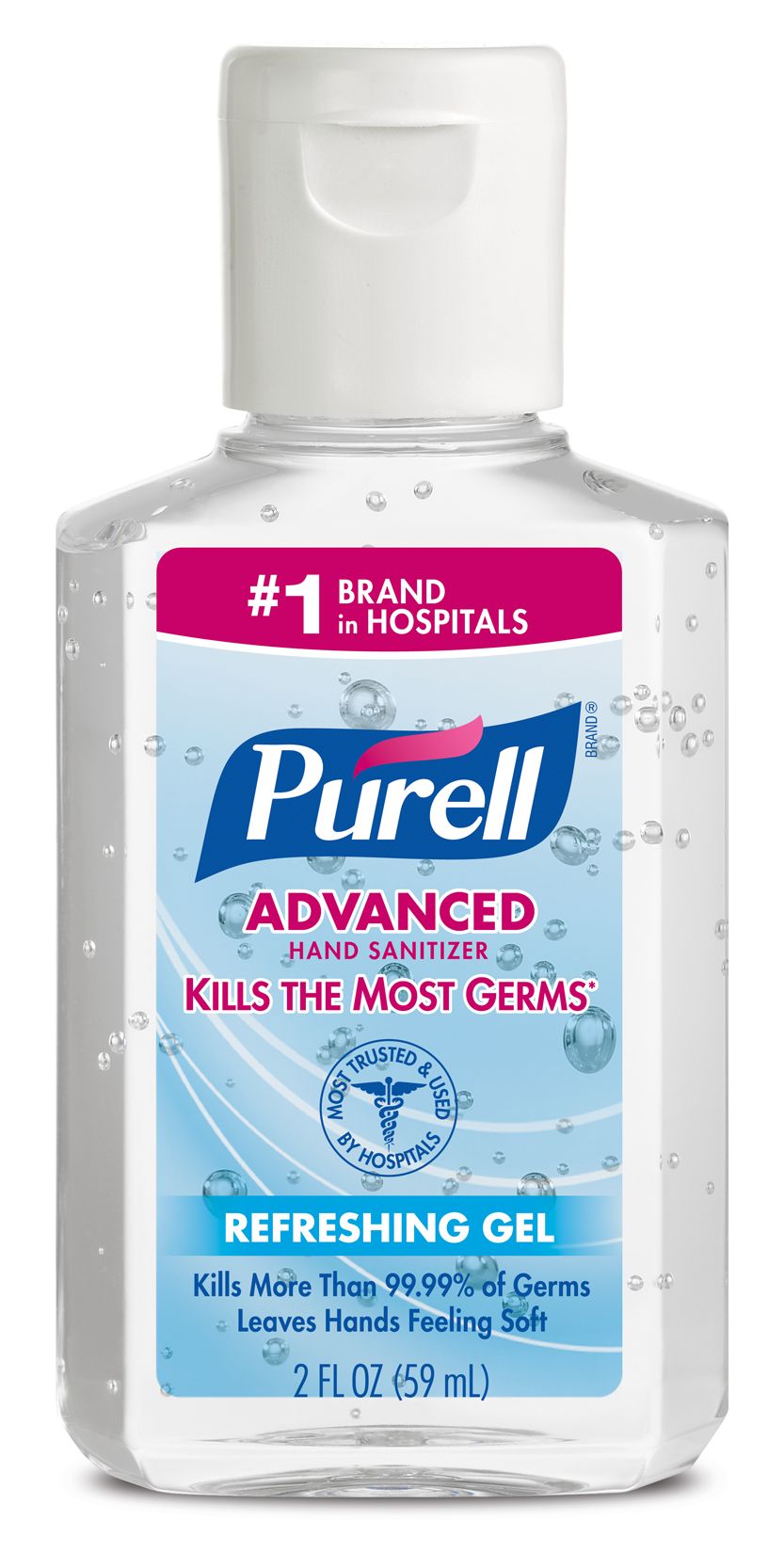 Gojo Purell Squeeze Bottle With Flip Cap, 24 Count
