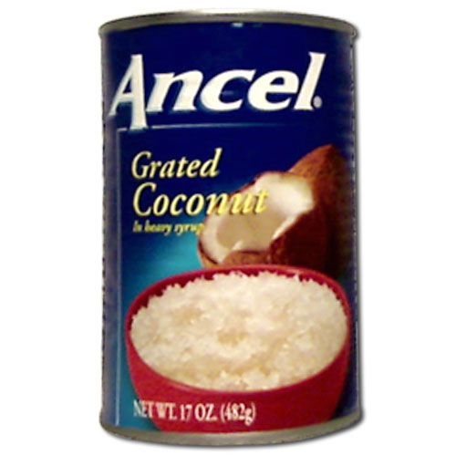 Goya Ancel Grated Coconut in Syrup, 34 Ounce -- 12 per case.