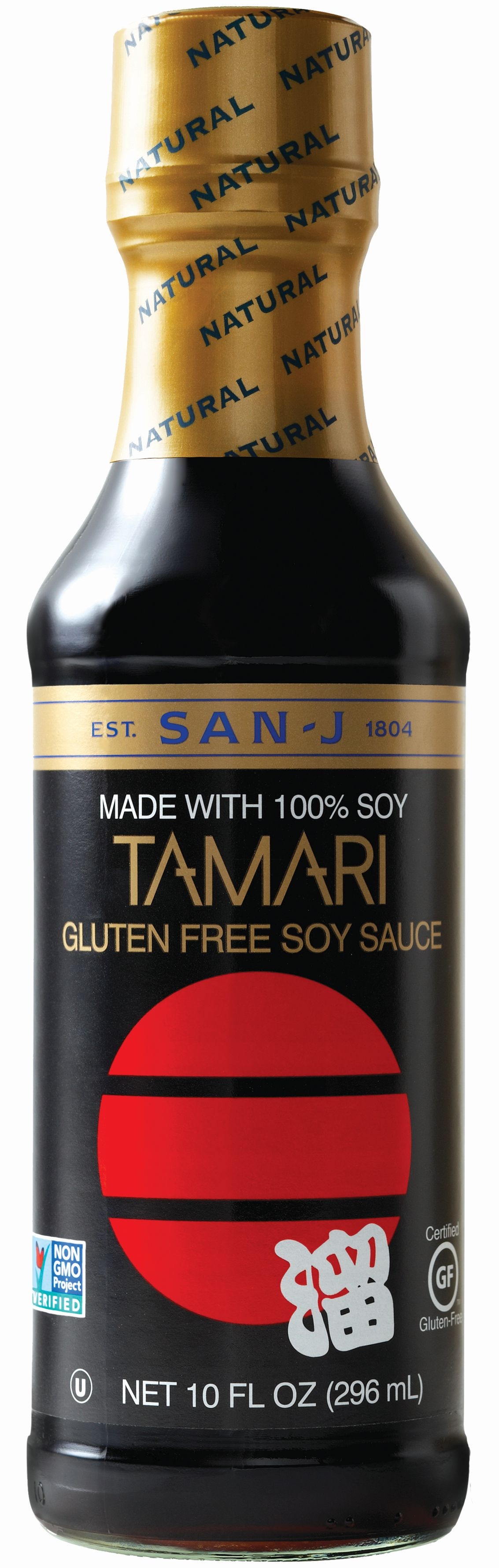 San-J Gluten Free Tamari Soy Sauce, 10 Ounce -- 6 per case.