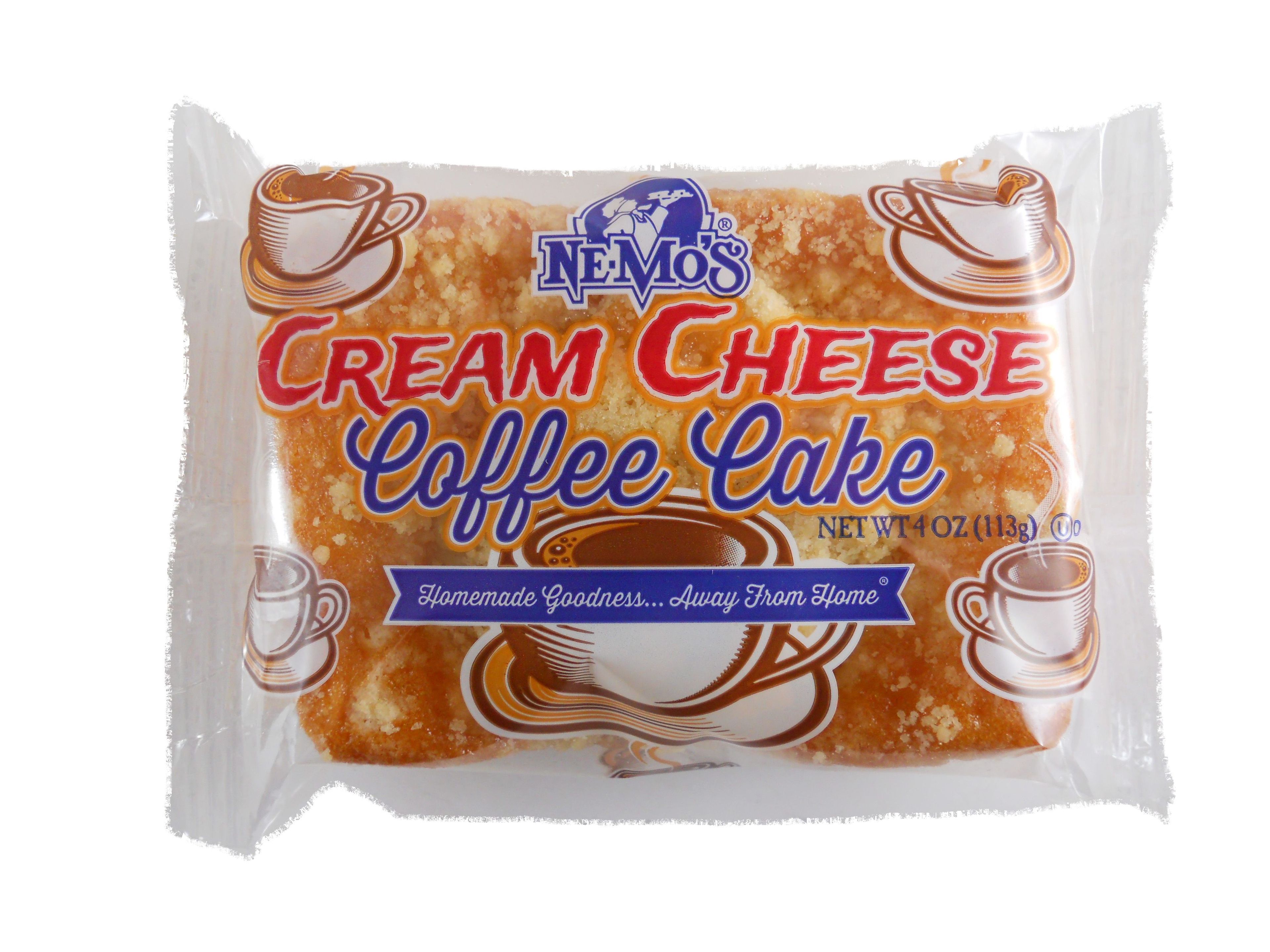 Ne-mo's Cheese Coffee Cake, 4 Ounce -- 12 Per Case