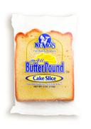 Ne-Mos All Butter Pound Cake Slice, 4 Ounce -- 12 per case.
