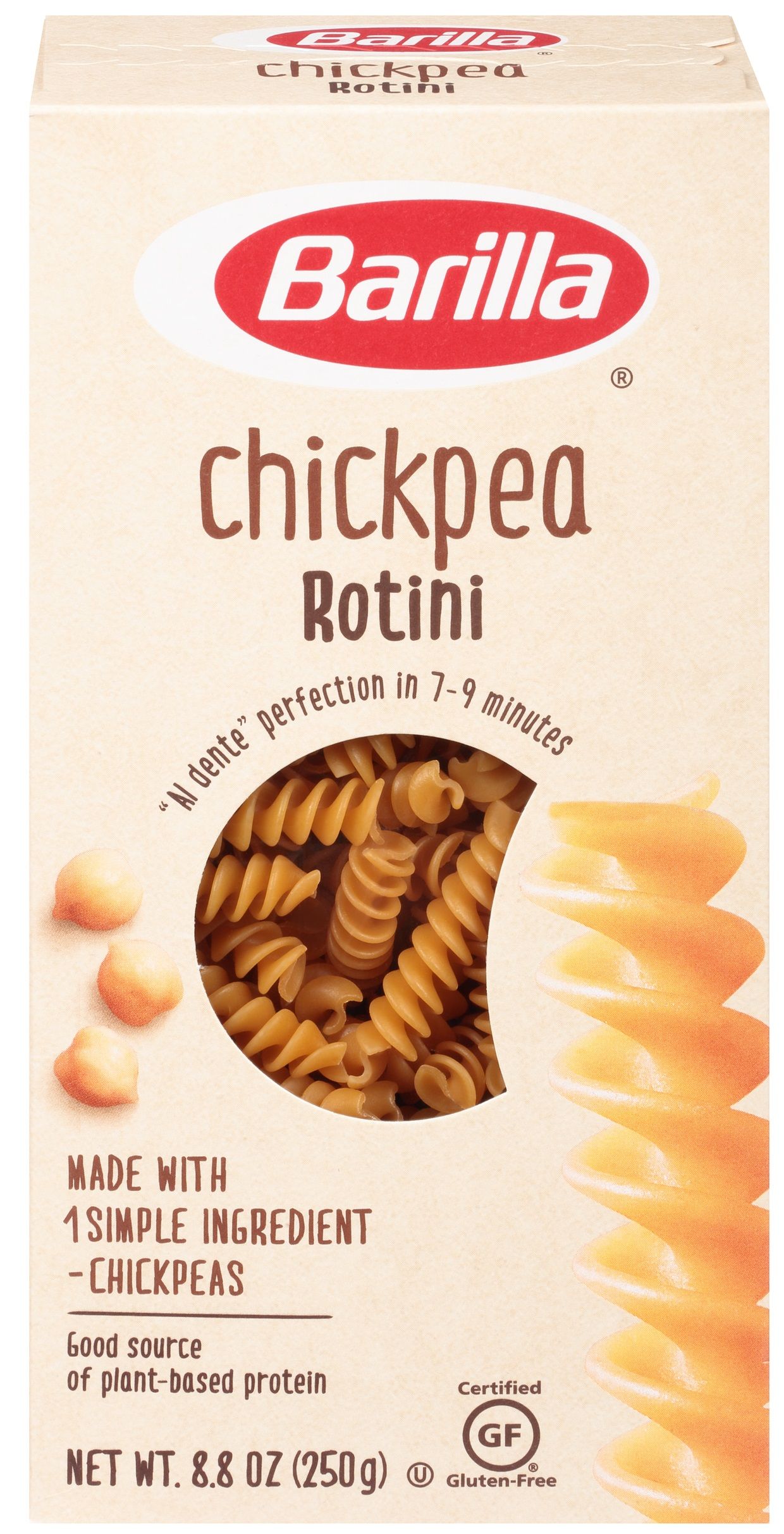 Barilla Chickpea Rotini Legume, 8.8 Ounce -- 10 Per Case