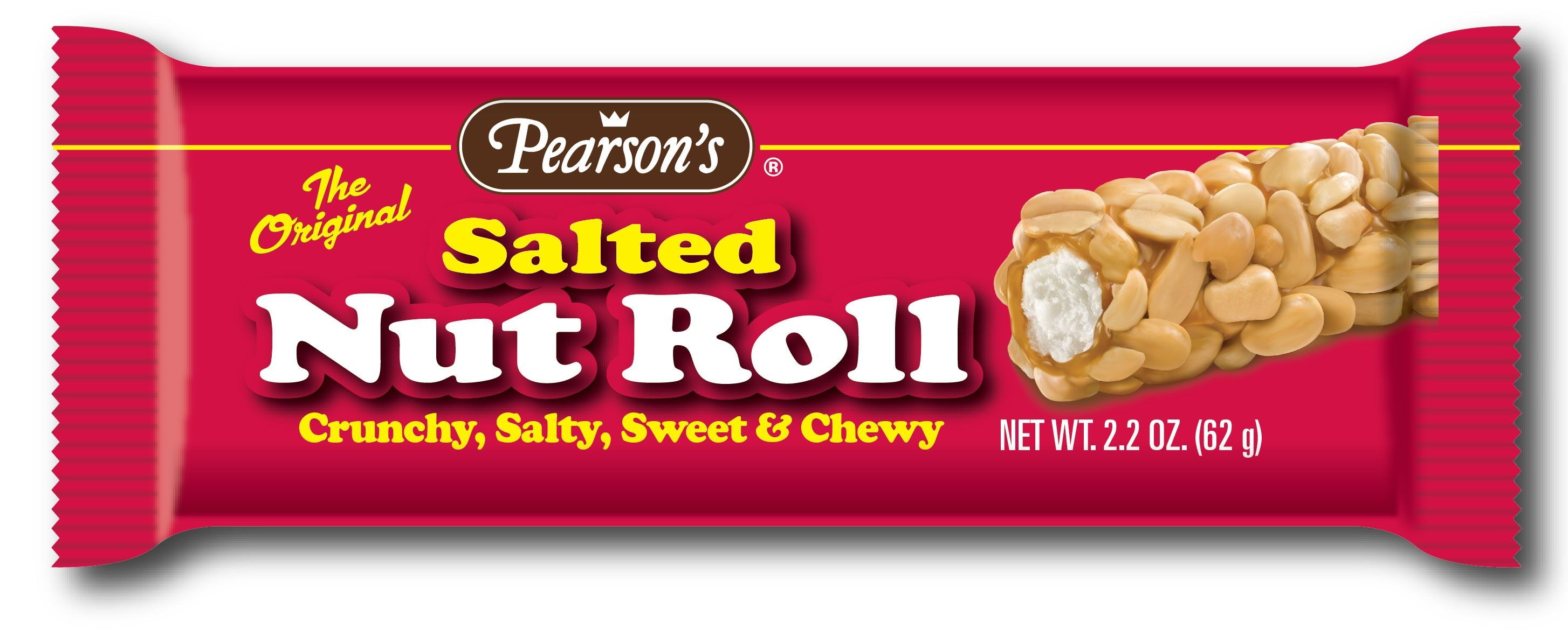 Pearsons Salted Nut Roll Value Bar, 2.2 Ounce -- 192 per case.