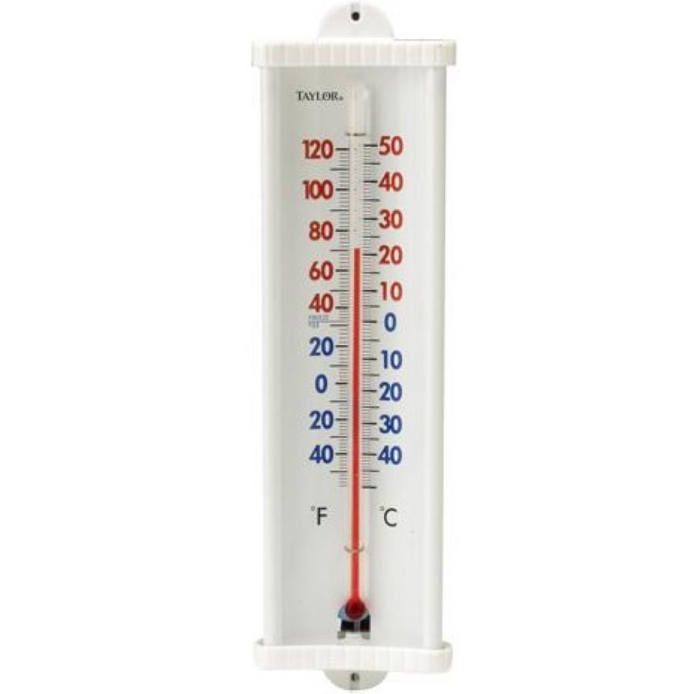 Taylor Spirit Filled Indoor Outdoor Wall Thermometer -- 6 per case.