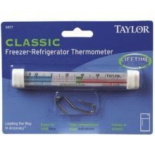 Taylor Classic Freezer Refrigerator Tube Thermometer, 1 Ounce -- 6 Per Case