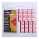 Taylor Dishwasher Thermometer Test Strip - 24 per pack -- 12 packs per case.