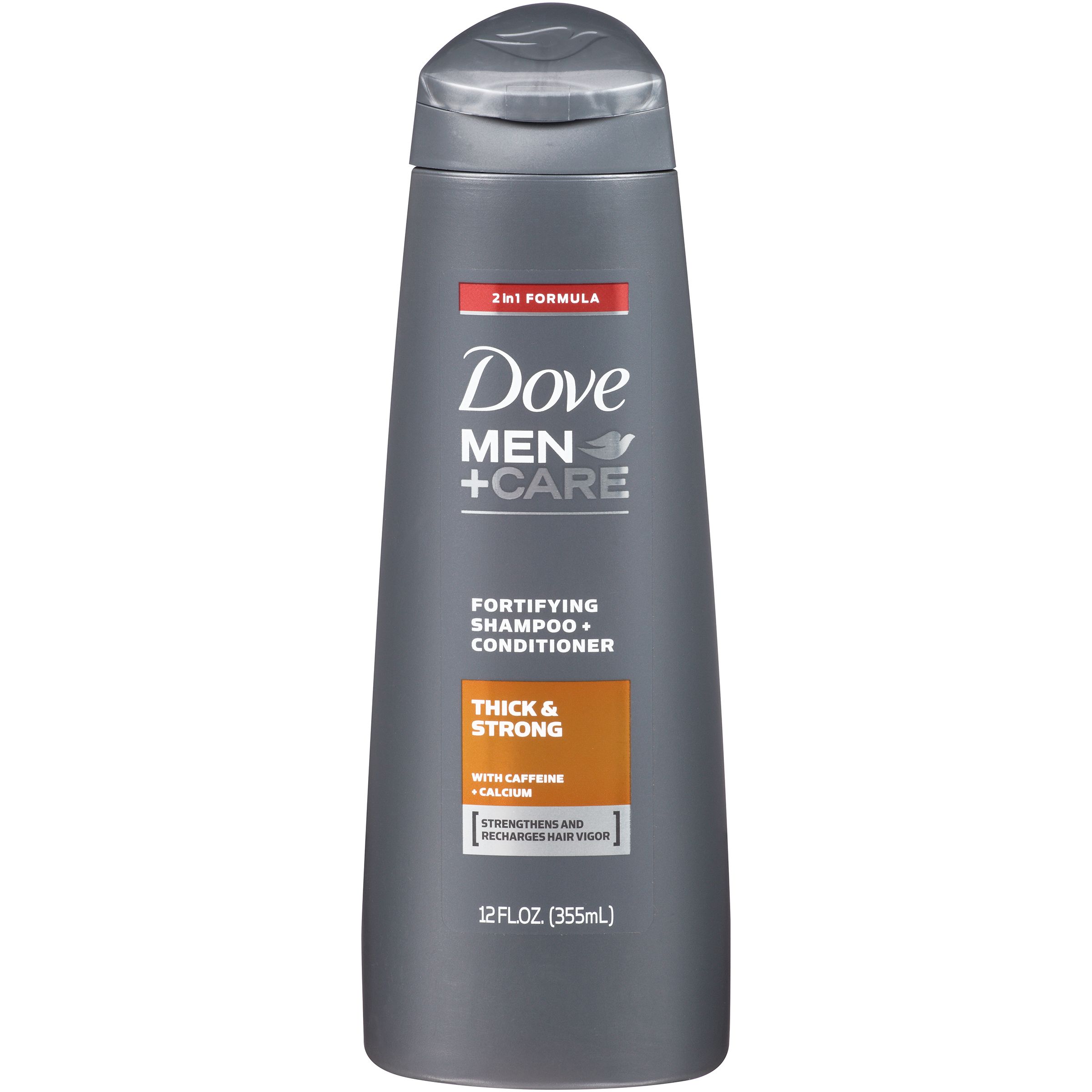 Dove Men+care Thick And Strong 2 In 1 Shampoo And Conditioner, 12 Fluid Ounce -- 6 Per Case