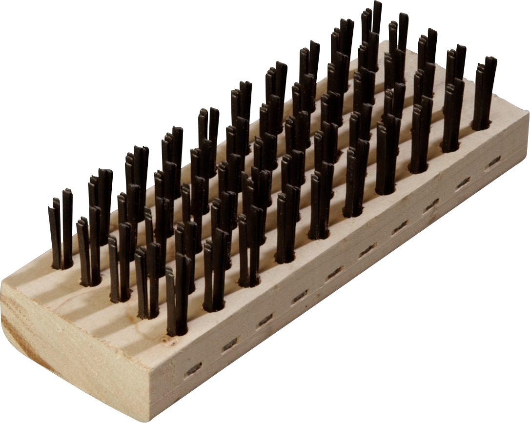 Carlisle Butcher Block Brush - with Steel Bristle, 2 5/8 x 7 3/4 inch -- 12 per case
