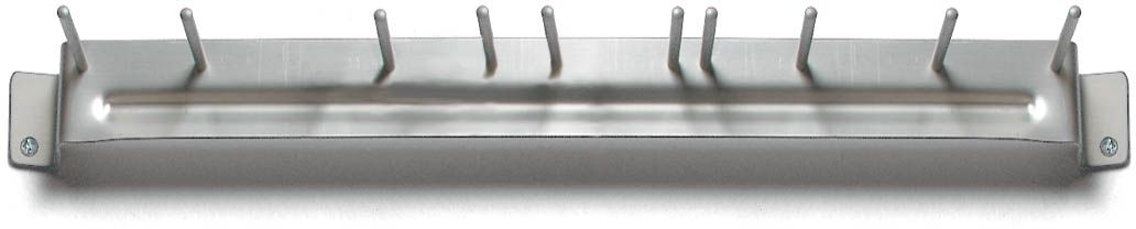 Carlisle Aluminum Brush And Broom Rack, 17 Inch -- 12 Per Case