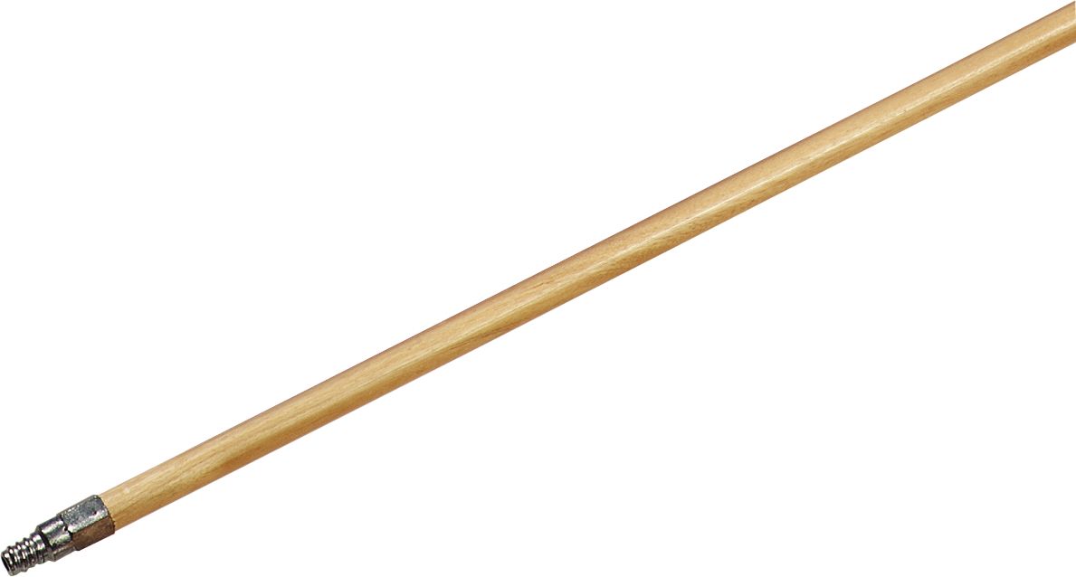 Carlisle Threaded Metal Tipped 40 Inch Wood Handle, 15/16 Inch Diameter -- 12 Per Case