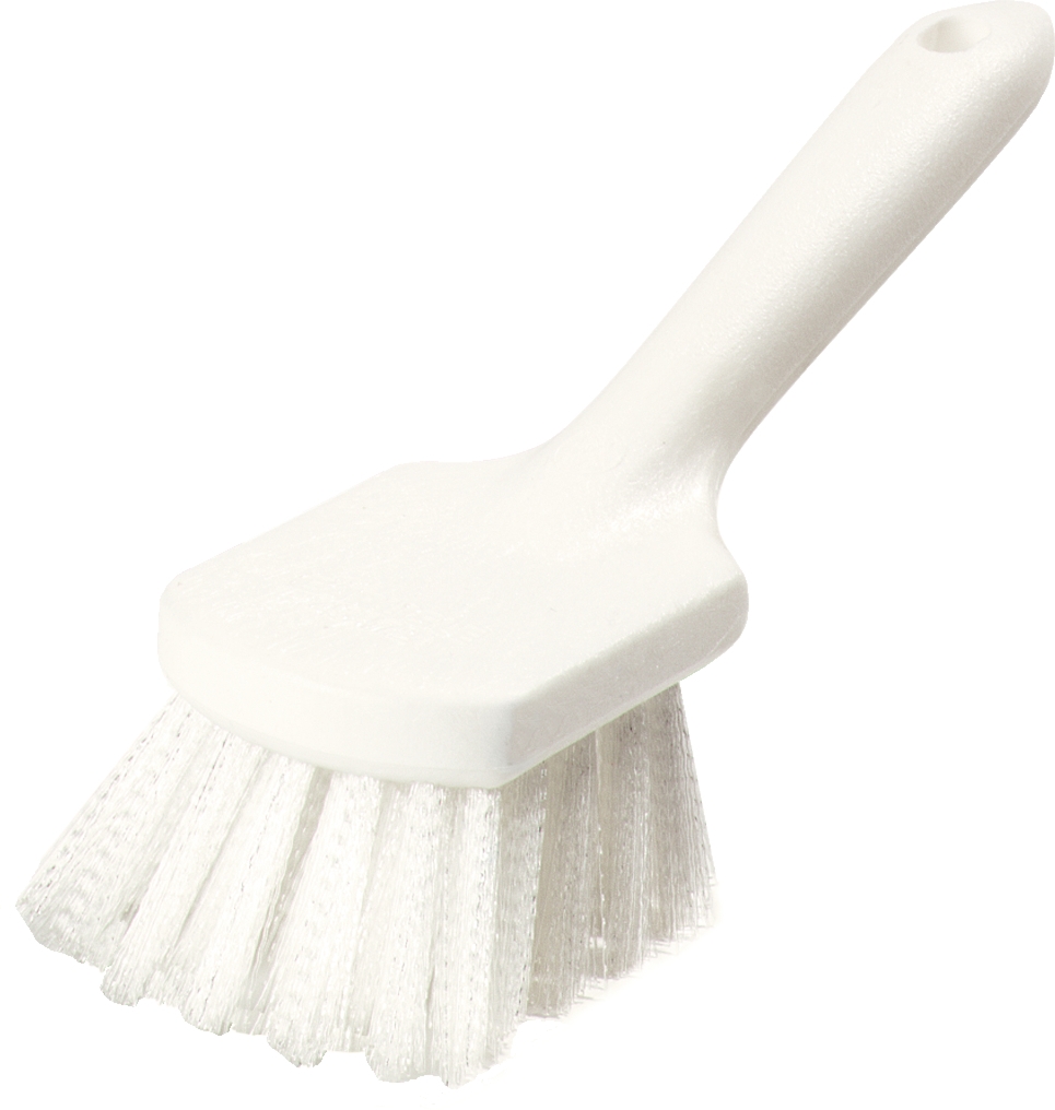 Carlisle Sparta Utility Scrub Clean-up Brush - with Medium Stiff Polyester Bristle, 8 inch -- 12 per case