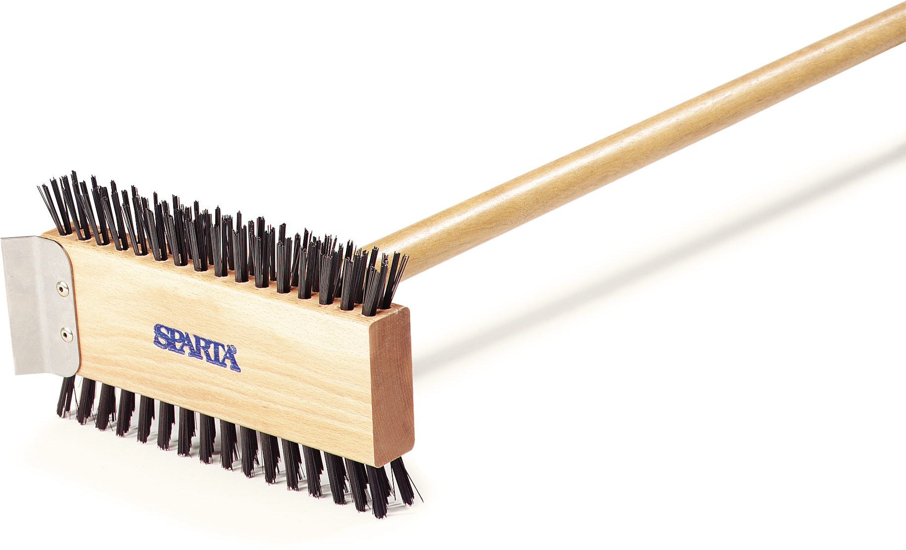 Carlisle Broiler Master Wire Brush, 30 Inch, With Carbon Steel Bristle -- 6 Per Case