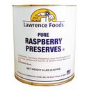 Lawrence Foods Raspberry Preserve, 8 Pound -- 6 per case