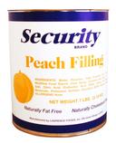 Security Peach Filling, no.10 Can -- 6 per case.