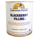Lawrence Foods Whole Blackberry Filling Number 10 can -- 6 cans per case.