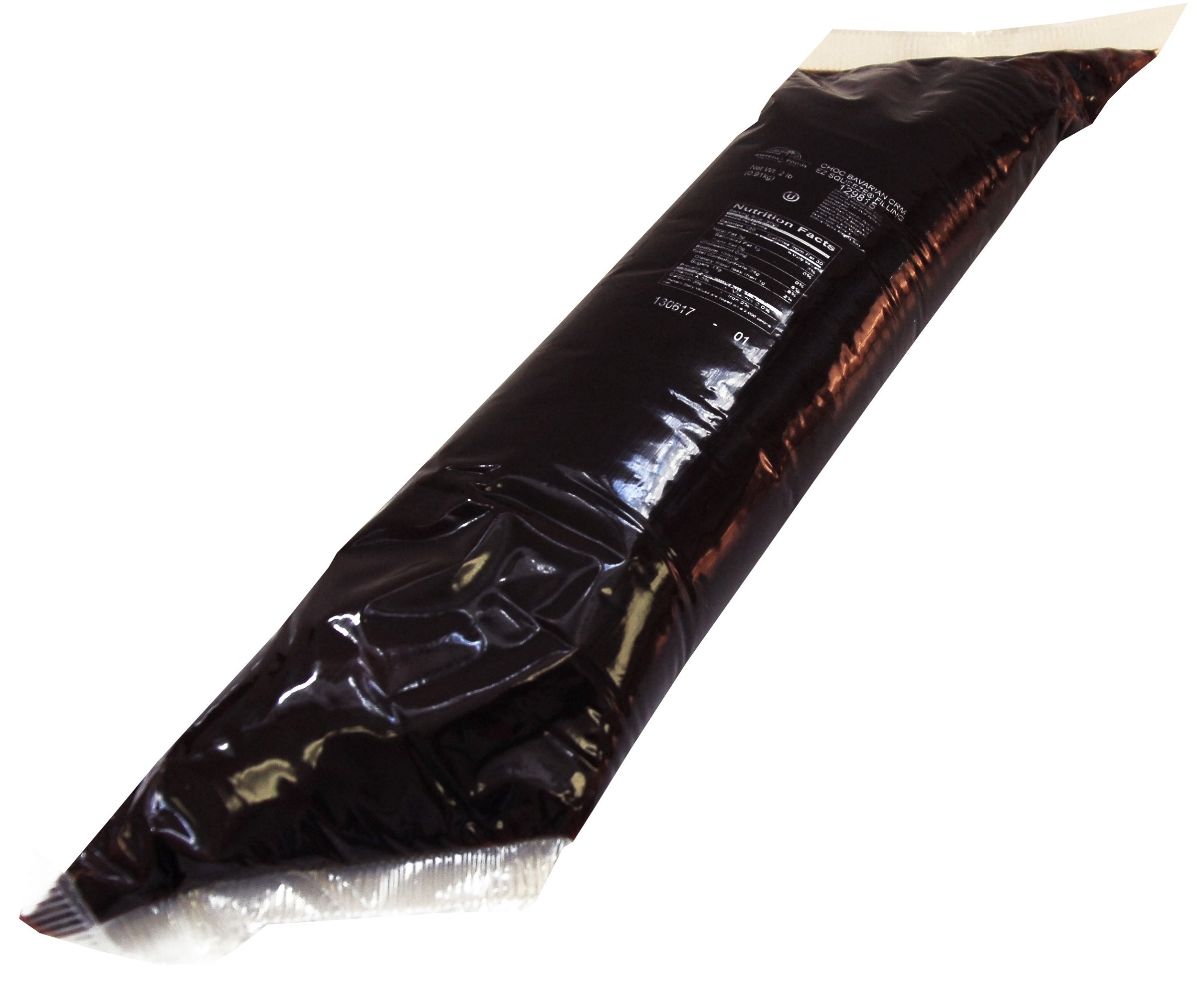 Lawrence Foods Ez Squeeze Chocolate Bavarian Creme Filling, 2 Pound -- 12 Per Case