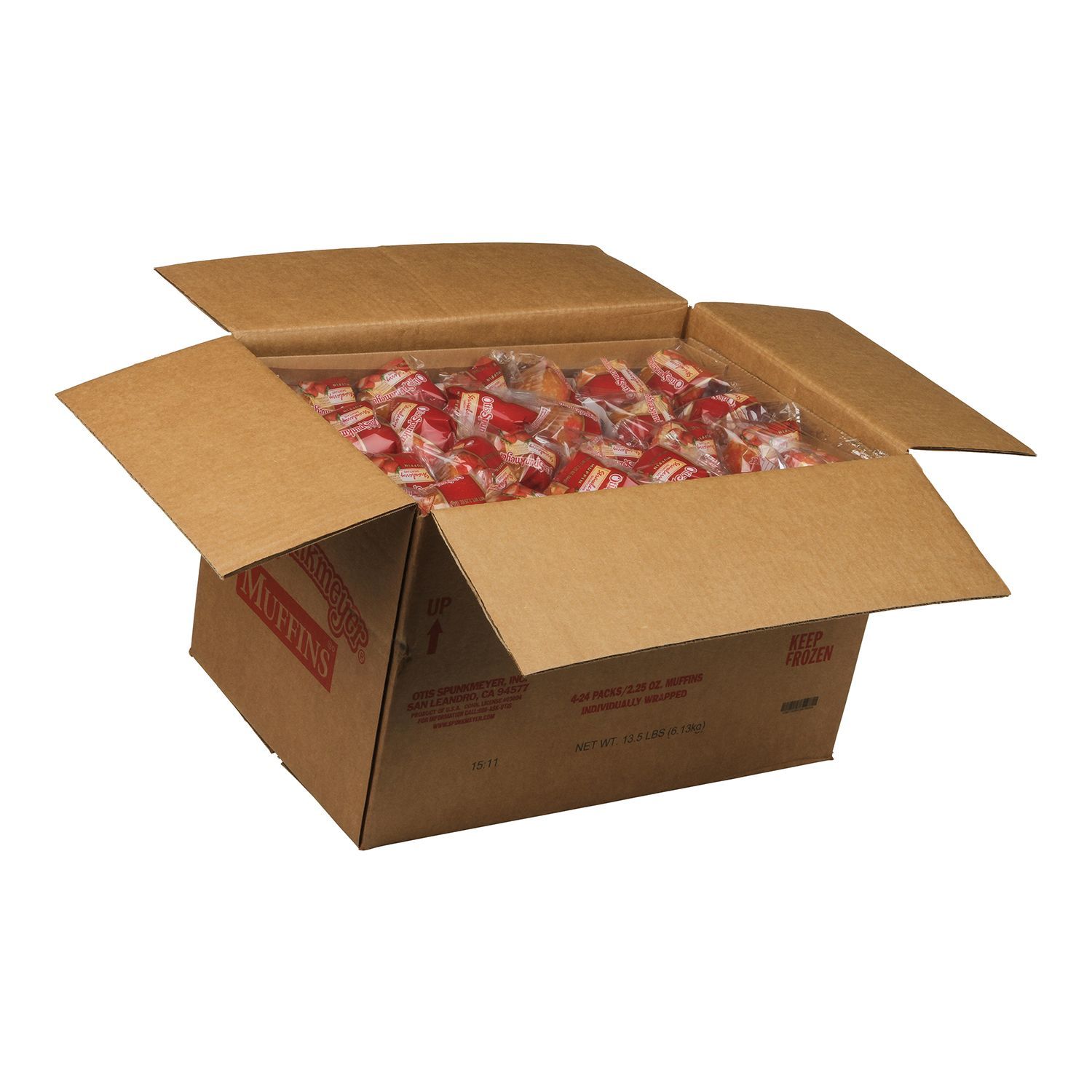 Otis Spunkmeyer Individually Wrapped Strawberry Shortcake Muffin, 2.25 Ounce -- 96 Per Case