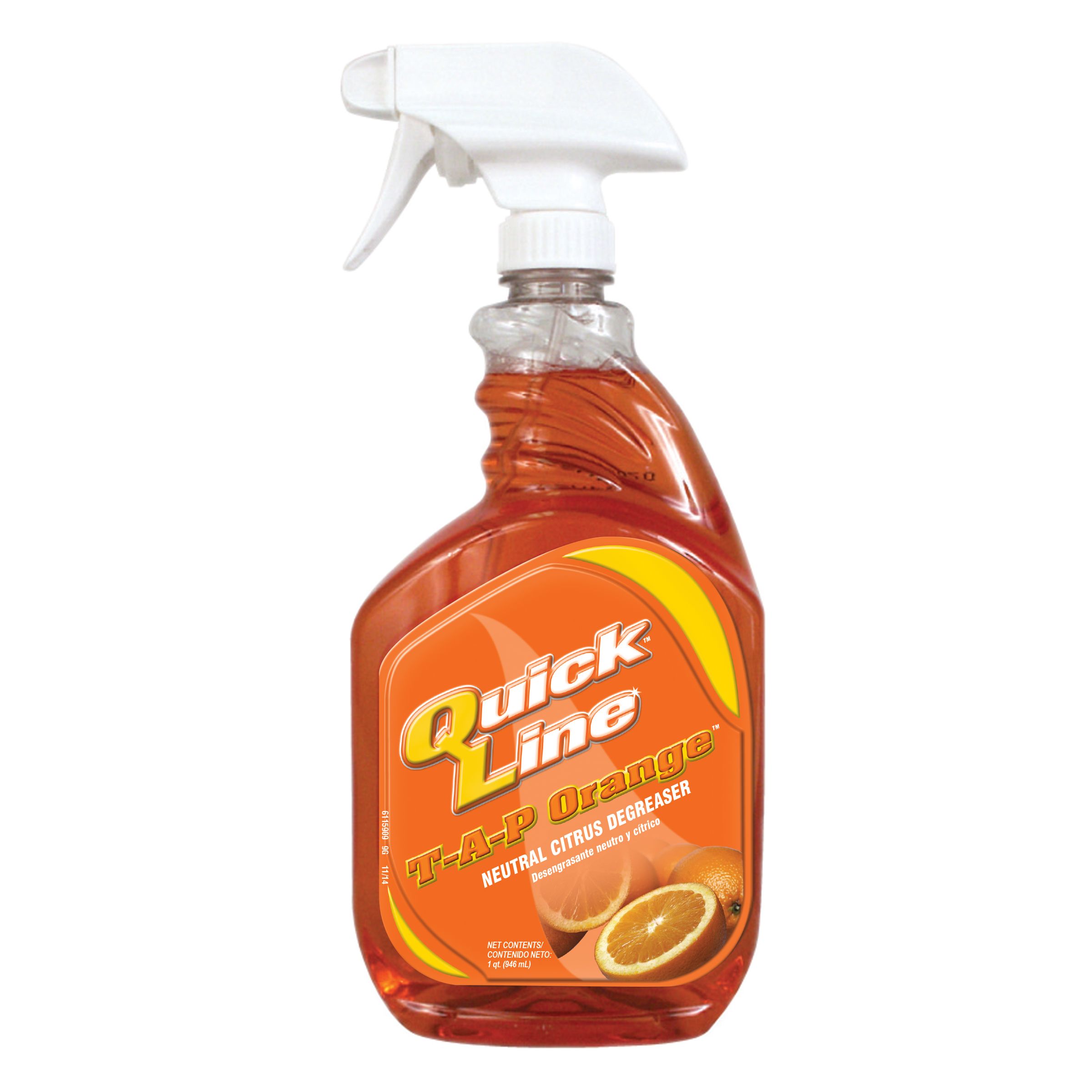 Quickline T-a-p Orange Citrus Neutral Floor Cleaner, 32 Ounce -- 6 Per Case