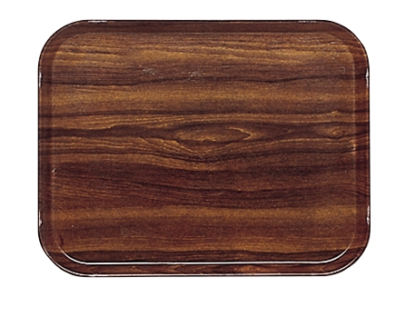 Cambro Rectangular Camtray, Burma Teak, 14 x 18 inch -- 12 per case.