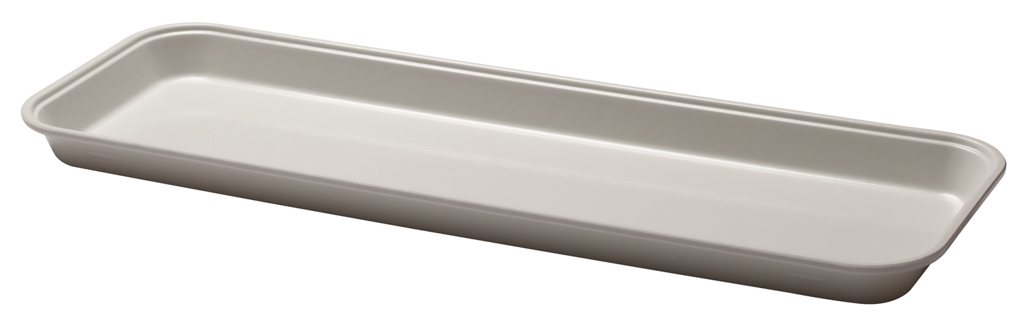 Cambro Fiberglass Market Display Tray, White, 9 x 26 inch -- 12 per case.