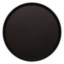 Cambro Black Round Treadlite Tray, 16 inch -- 12 per case.