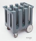 Cambro Dish Caddy, Granite Gray, 7 inch.