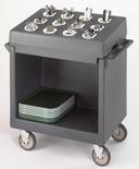 Cambro Gray Cart and Rack Combination, Granite Gray, 38 1/8 x 22 3/4 x 41 1/4 inch.
