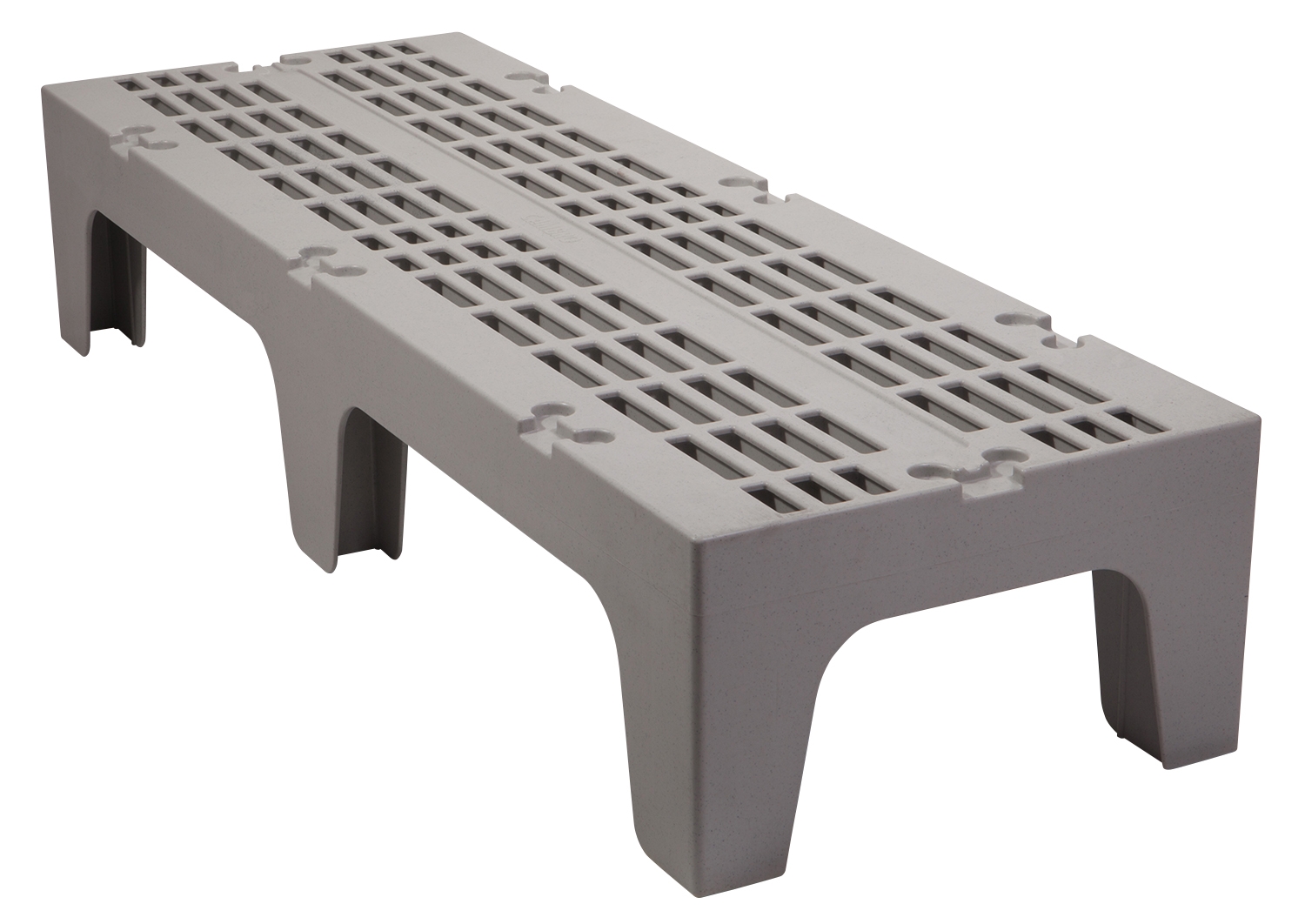 Cambro Slotted Top Dunnage Rack, Speckled Gray, 60 inch.