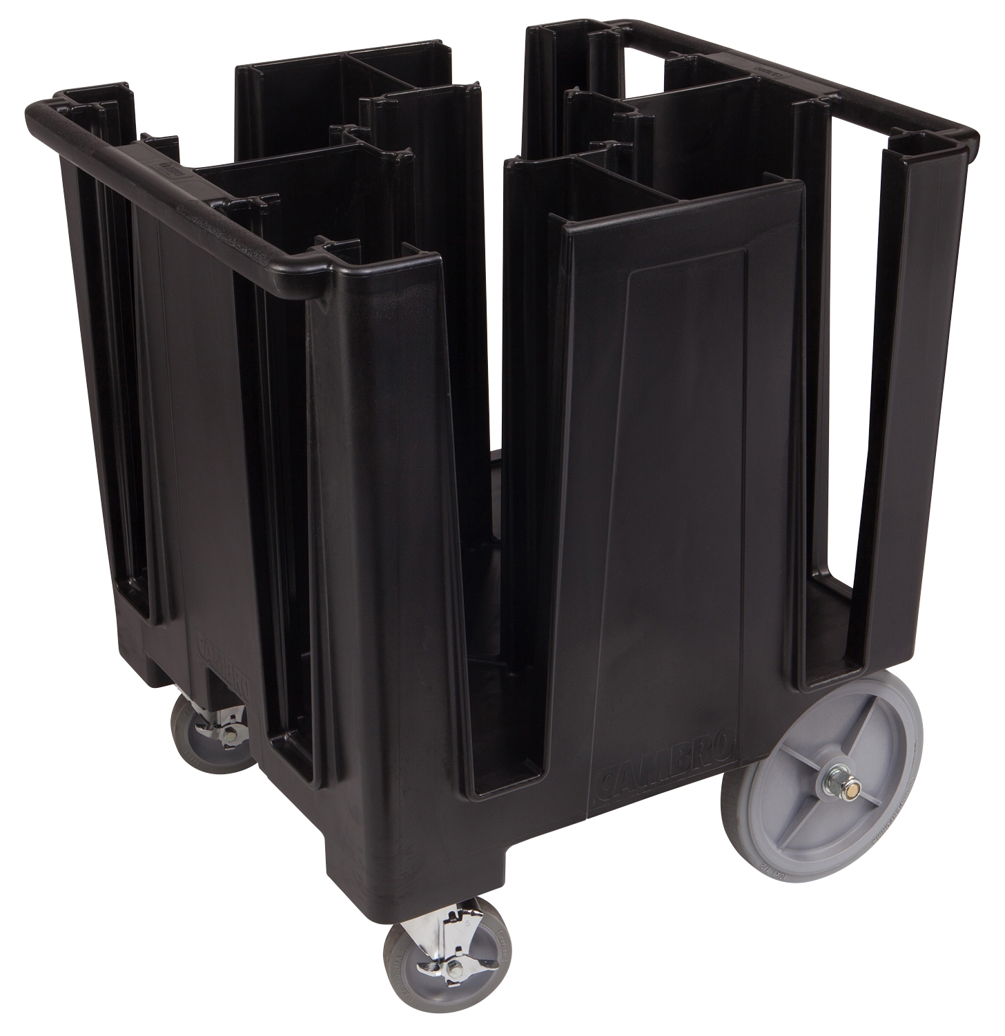 Cambro Versa Dish Caddy, Black, 27 x 30 1/2 x 31 3/4 inch.