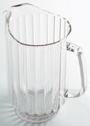 Camwear Ribbed Pitcher, Clear, 60 Ounce -- 6 per case