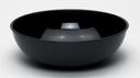Cambro Camwear Black Polycarbonate Round Ribbed Bowl, 20.2 Quart Capacity -- 4 per case.