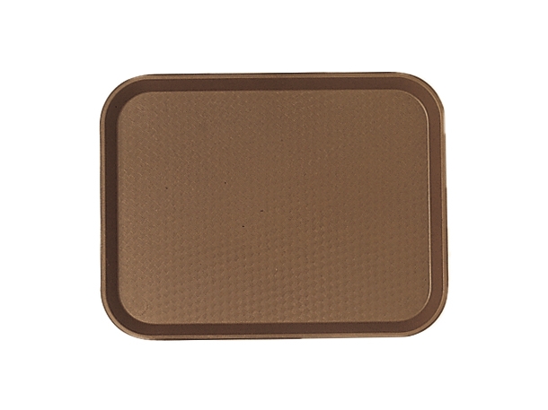 Cambro Fast Food Tray, Brown, 11 7/8 X 16 1/8 inch -- 24 per case.
