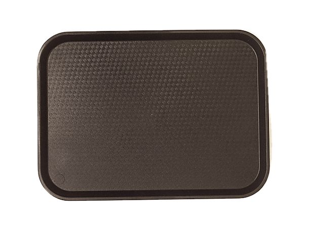 Cambro Black Polypropylene Fast Food Tray, 13 13/16 X 17 3/4 Inch -- 12 Per Case