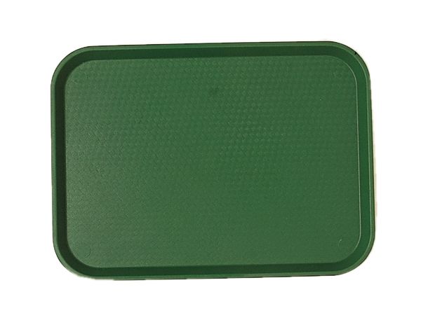 Cambro Sherwood Green Polypropylene Fast Food Tray, 13 13/16 X 17 3/4 Inch -- 12 Per Case