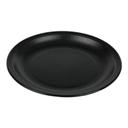 Cambro Plastic Narrow Rim Plate, Black, 5.5 inch -- 48 per case.