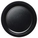 Cambro Narrow Rim Plate, Black, 9 inch -- 48 per case.