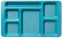 Cambro Polycarbonate Compartment Tray, Teal, 9 x 15 inch -- 24 per case